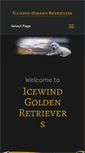 Mobile Screenshot of icewindgoldens.com